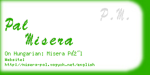 pal misera business card